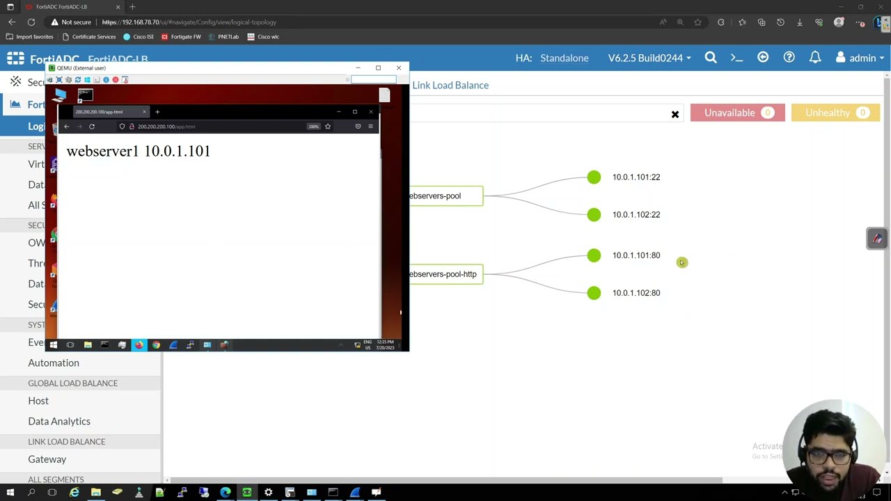 5- Mastering Layer 7 HTTP Load Balancing with Fortinet FortADC