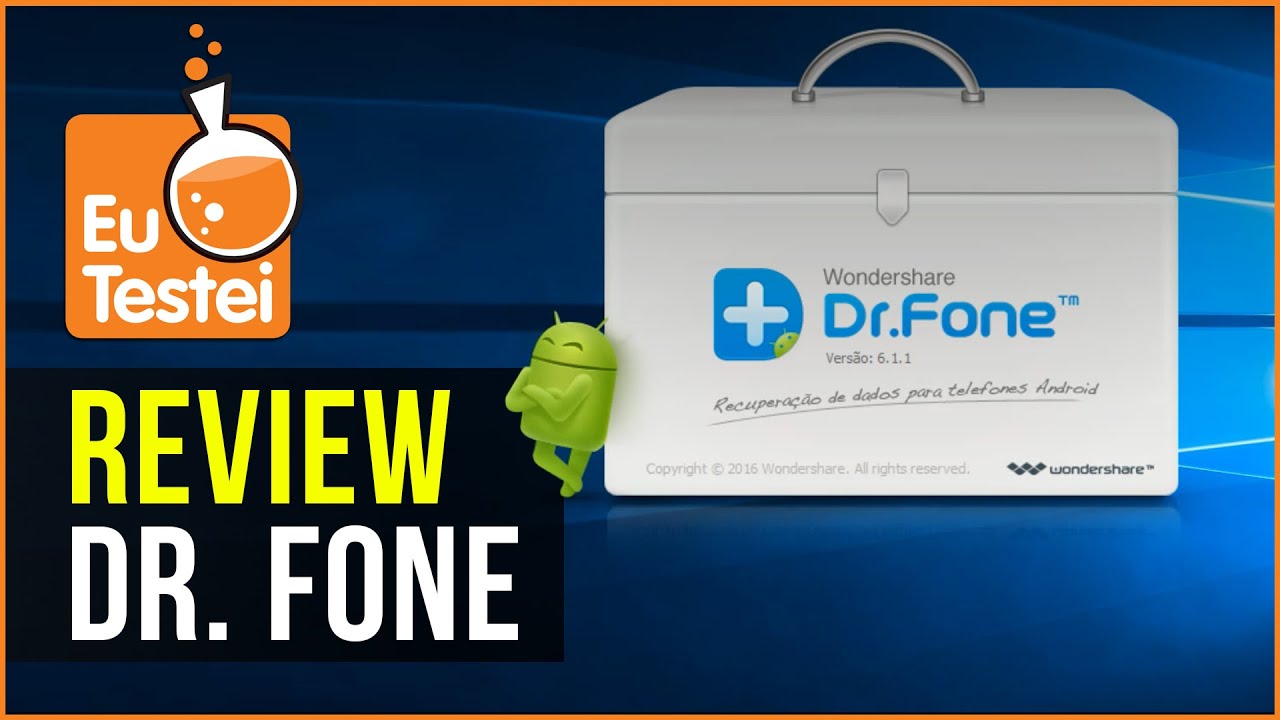 Recuperar dados de um smartphone quebrado em casa? Veja como o Dr. Fone faz isso - Resenha EuTestei