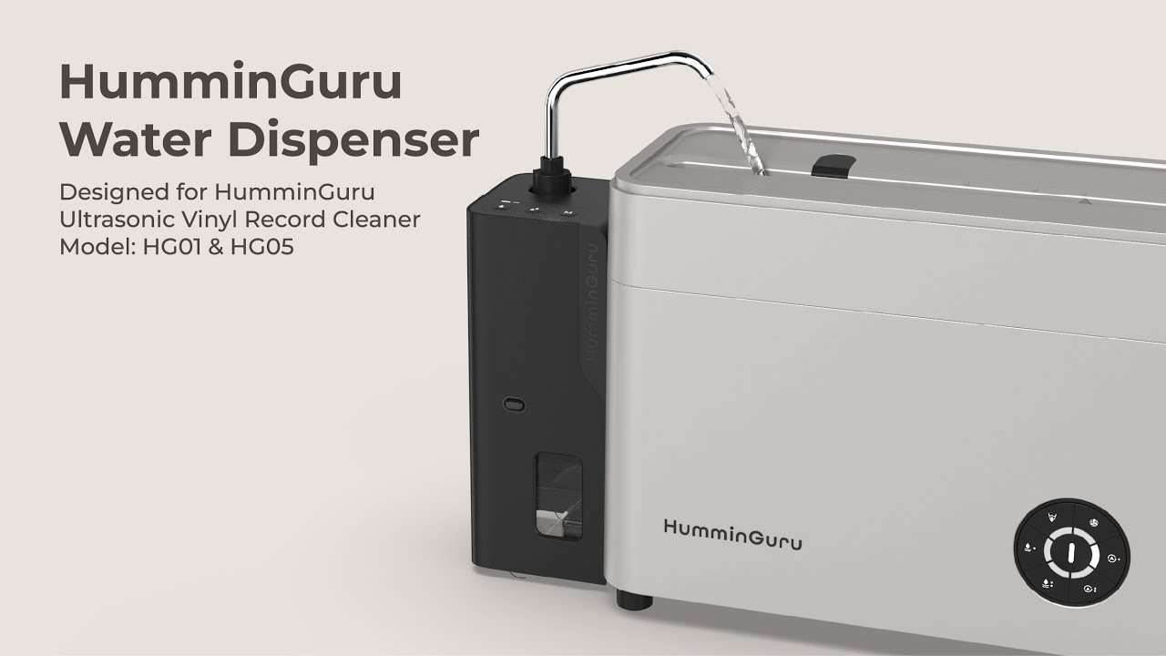 HumminGuru Water Dispenser - Perfect Companion for HumminGuru Ultrasonic Cleaner