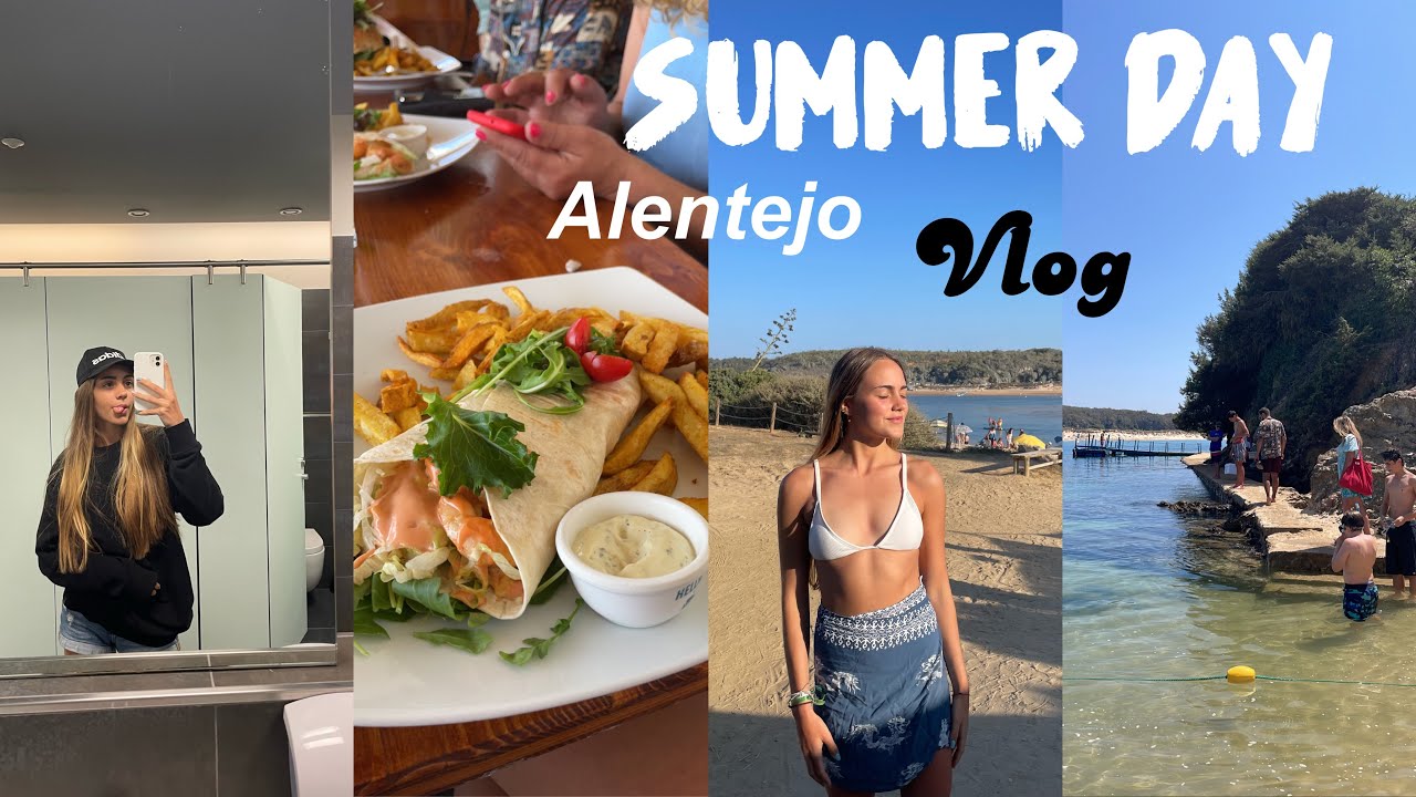 SUMMER DAY IN MY LIFE - vlog: Fui para o Alentejo, praia, Vila Nova De Mil Fontes