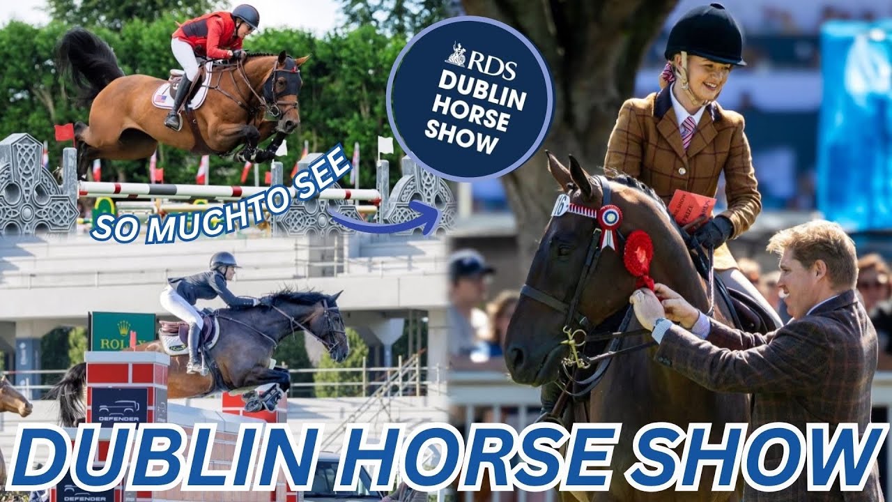 DUBLIN HORSE SHOW 2025 | Vlog + Tack Haul 🐴🛍️