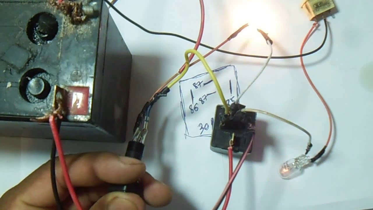 كيفية تركيب الريليه 5 اسلاك How to install Rilah 5 wire