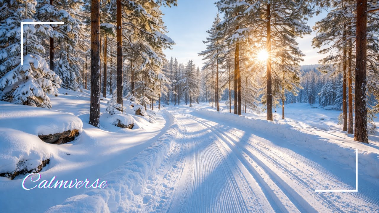 Beautiful and Calm Winter Music ❄️ Anti-Stress & Deep Relaxation | Calm Snow Forest Ambience