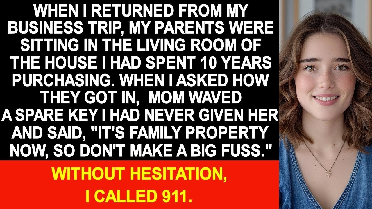 When I came home from work, my parents had made spare keys and entered my dream house...