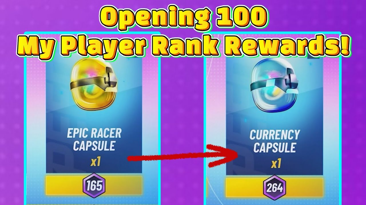 Opening 100 My Player Rank Rewards in Disney Speedstorm! (165-264)