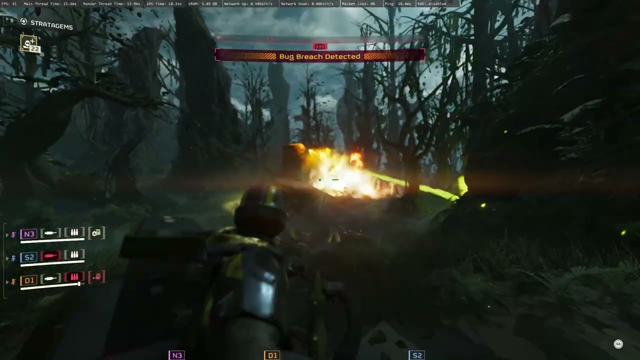 Grenades Vs Bugs | Helldivers 2