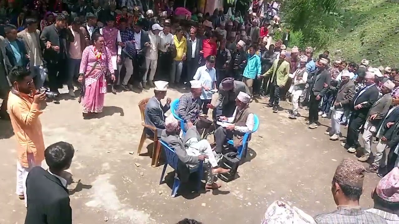 देउडा खेल बाजुरा जिल्ला हिमाली गाँउपालीका ओडा नम्बर 6 धिम 