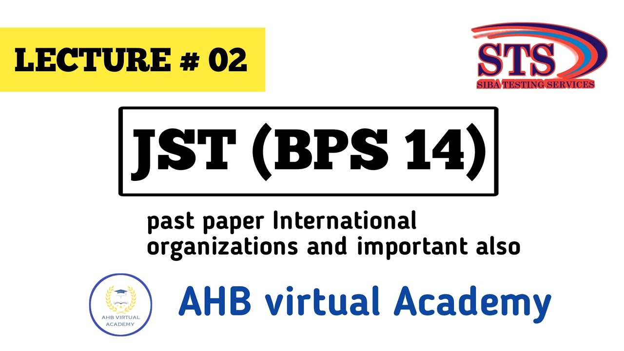 Junior science teacher BPS-14 preparation | sts job | STS job preparation | IBA preparation