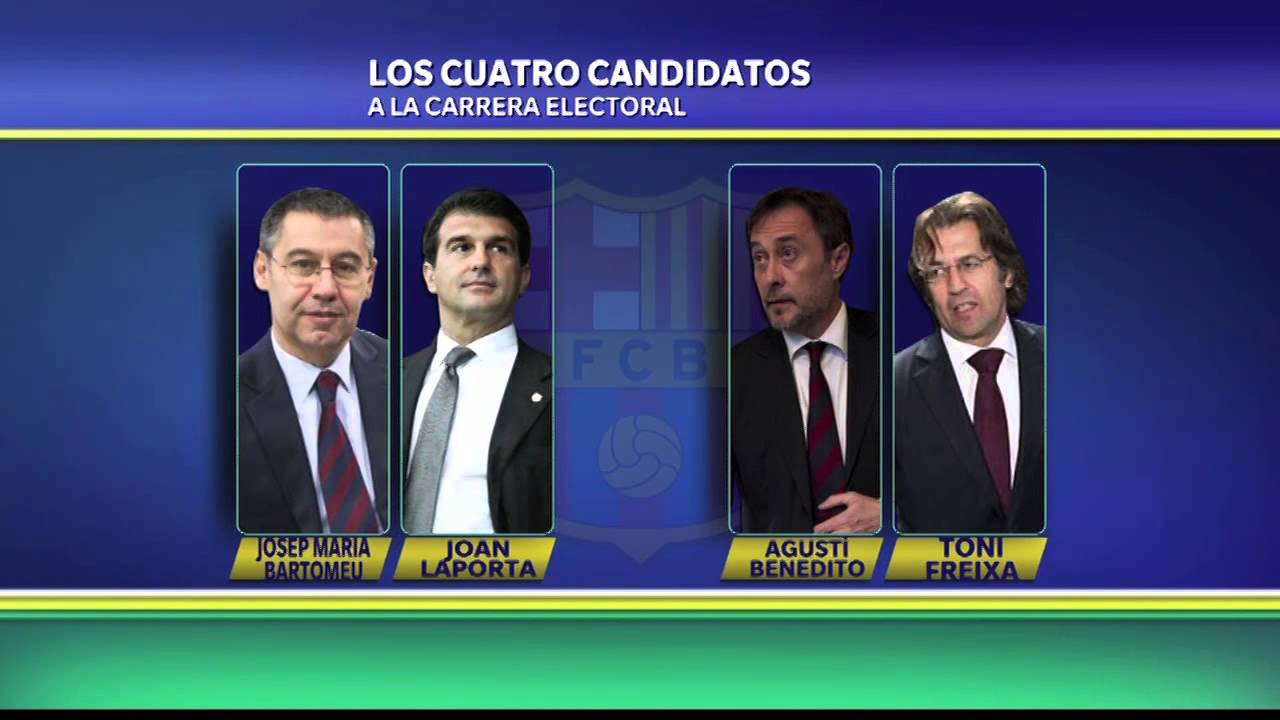 Los candidatos de Barcelona