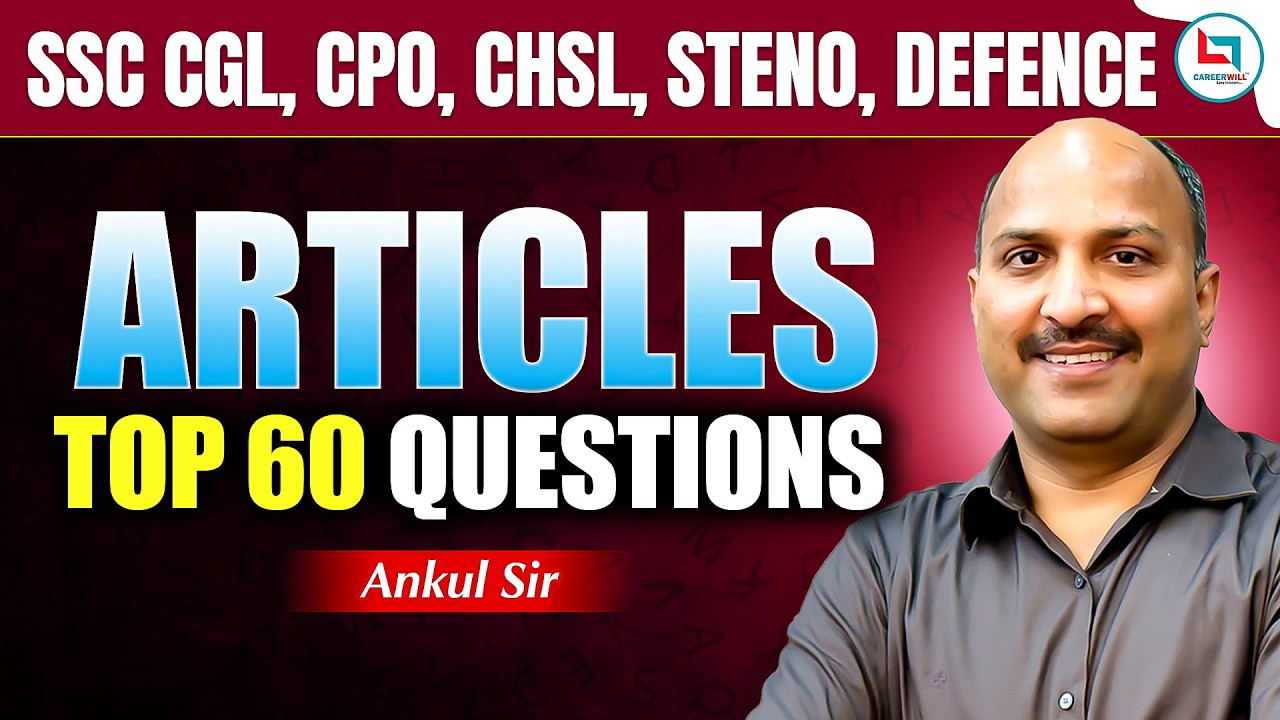 Articles | English Grammar | Articles Top 60 Questions | English by Ankul Sir #englishgrammar
