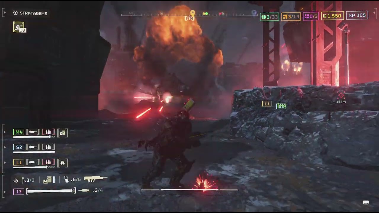 HELLDIVERS 2, Cyberstan, Destroy Ammo And Fuel