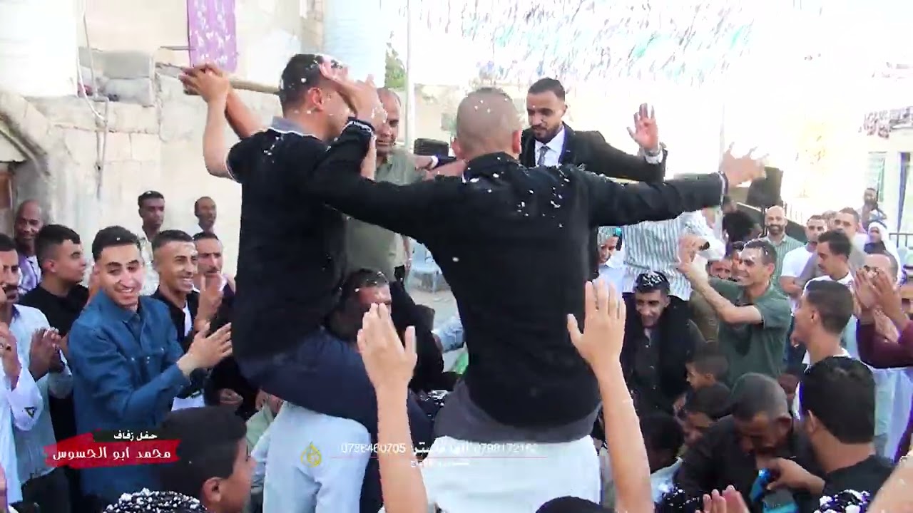 الفنان أشرف الخطيب من حفل زفاف محمد أبو الحسوس