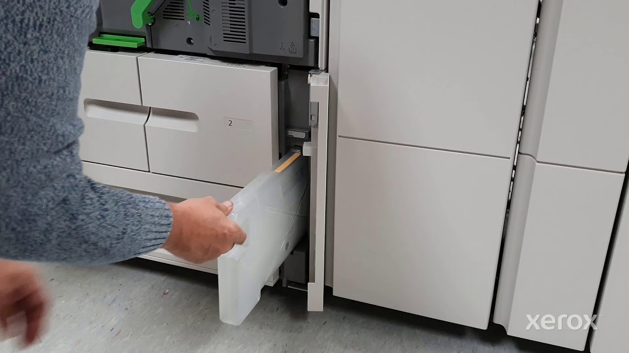 Xerox® PrimeLink® B9100 Series Printer Replacing the Waste Toner Container