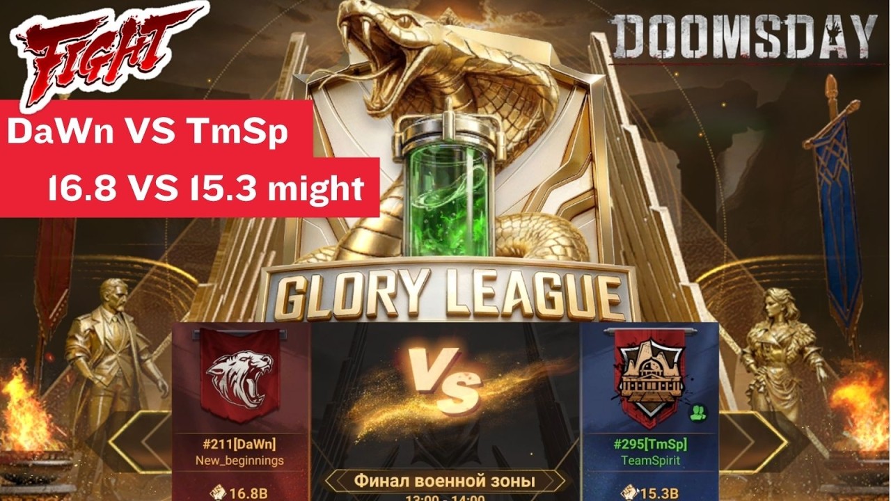 GLORY LEAGUE: DaWn VS TmSp
