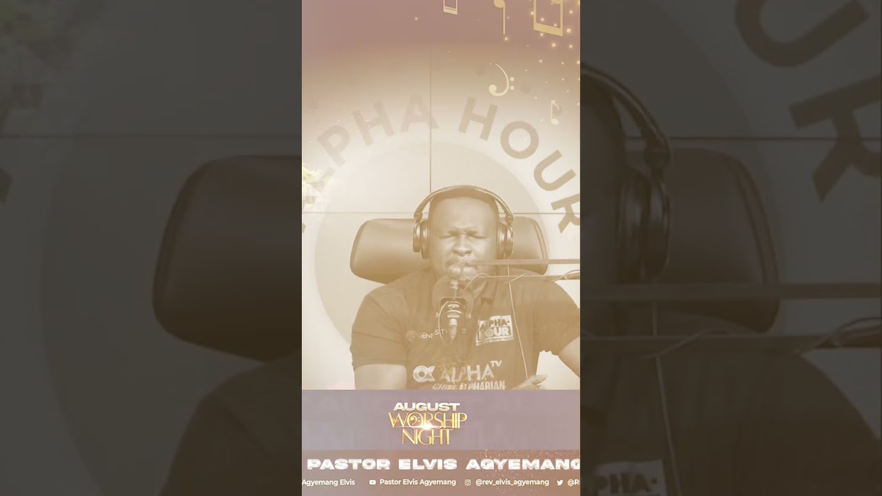 Alpha Hour | Pastor Elvis sings unto God #alphahour #shorts #pastoragyemangelvis #pastorelvis