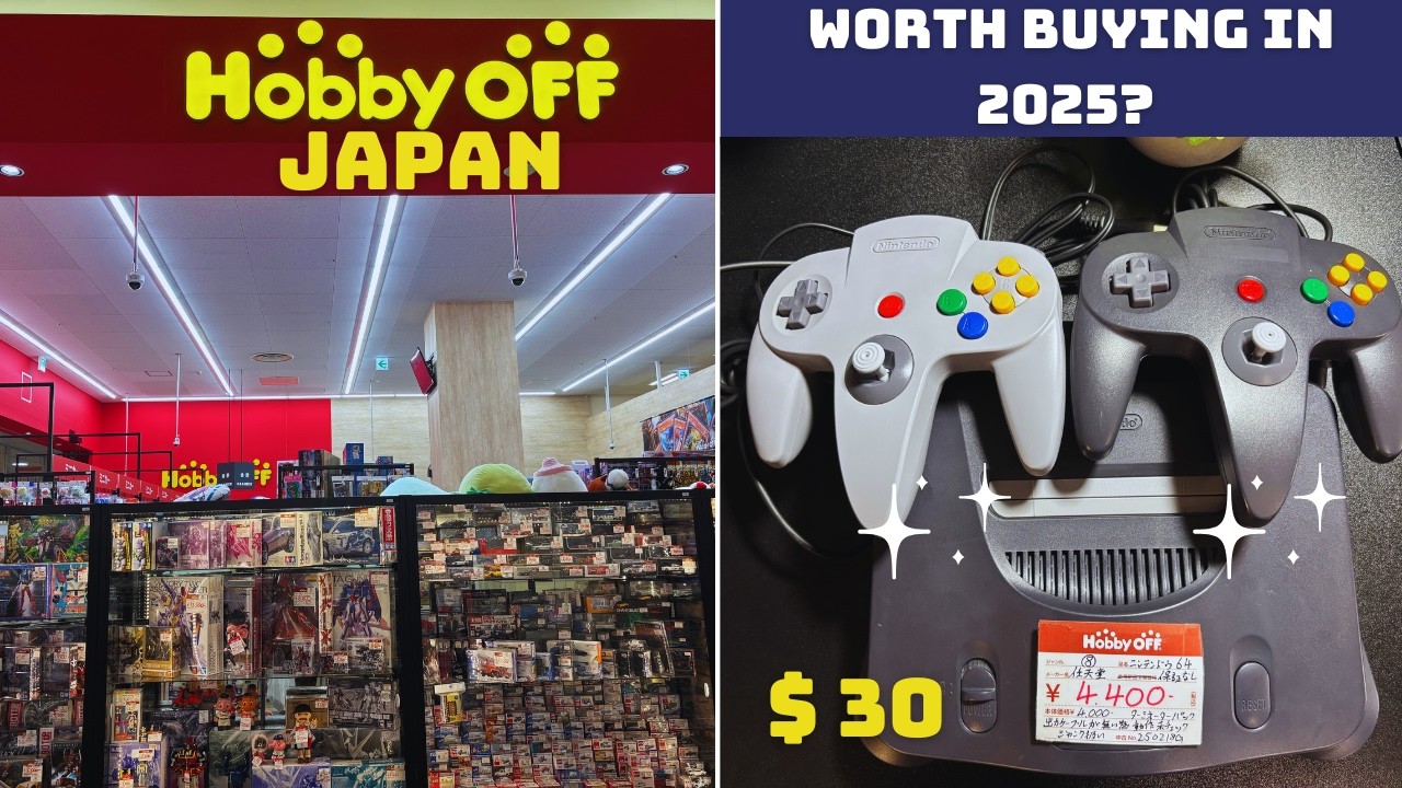 Охота за ретро-играми в Японии: ДЕШЕВАЯ Nintendo 64 на Hobby Off!