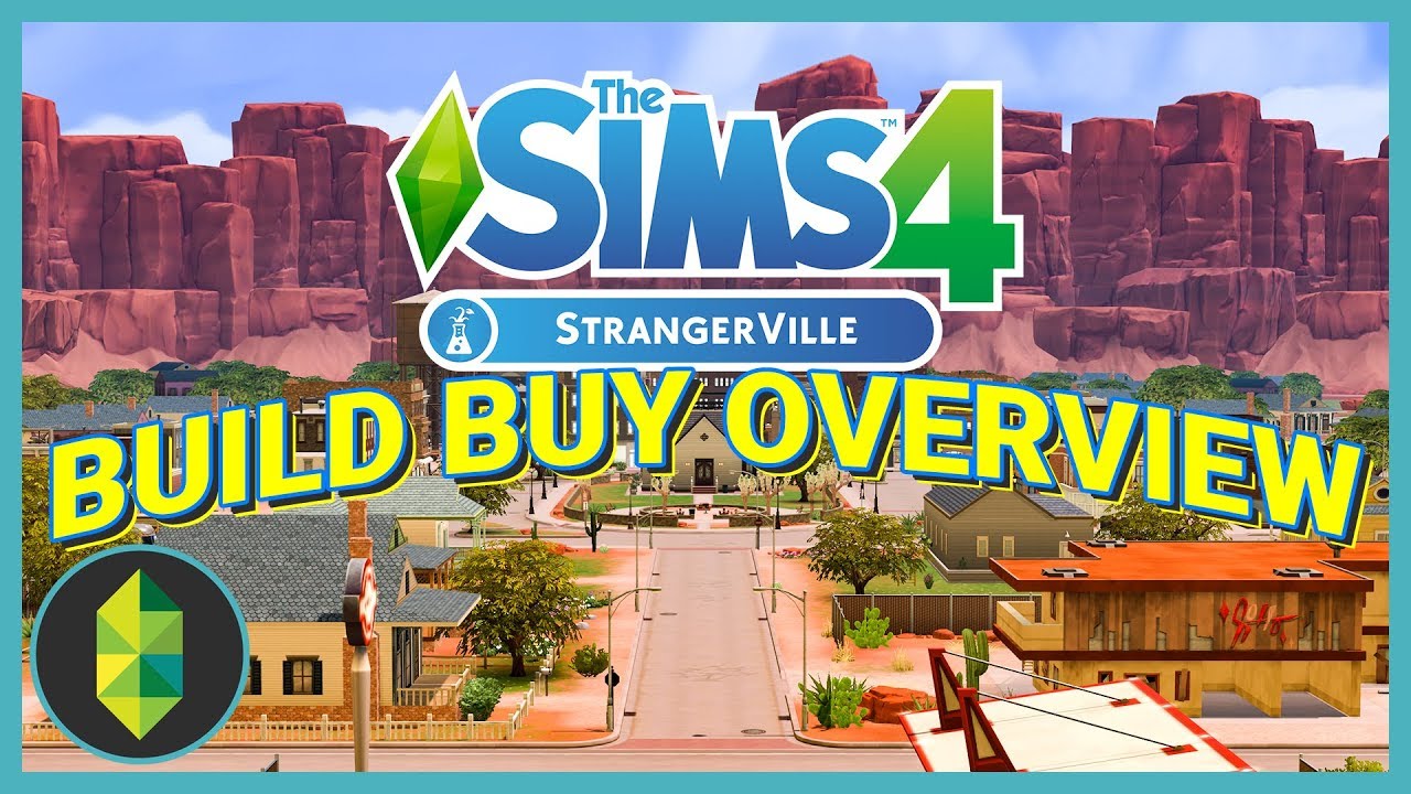 The Sims 4 StrangerVille Build Buy Overview!