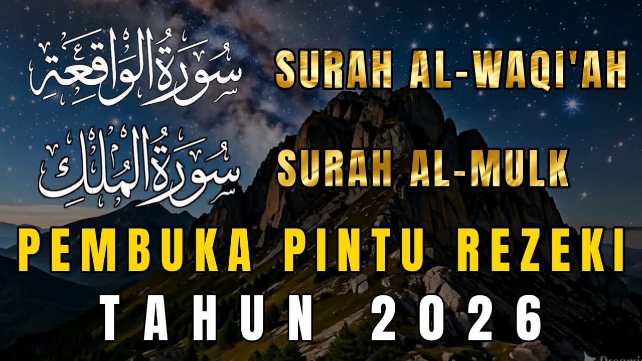 SURAT AL-MULK & SURAT AL-WAQI'AH PEMBUKA PINTU REZEKI DI TAHUN 2026