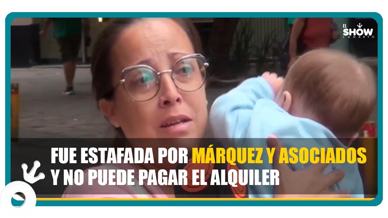 Fue estafada por Márquez y Asociados y no puede pagar el alquiler