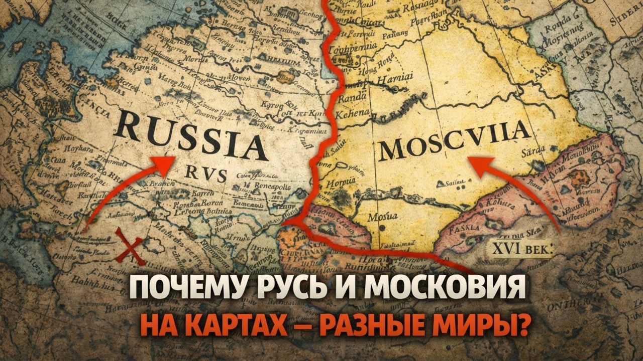Почему Старые КАРТЫ Показывают РУСЬ И МОСКОВИЮ Как РАЗНЫЕ Миры — И Когда Границы Вдруг ИЗМЕНИЛИСЬ