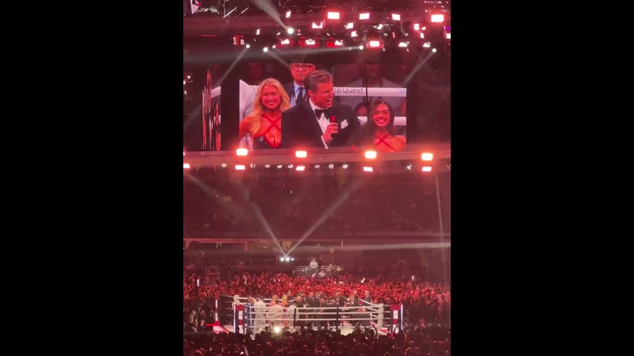 Mike Tyson & Jake Paul Ring Introductions