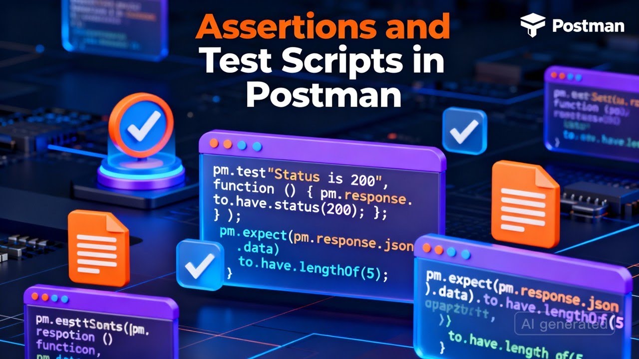 Day 4 &ndash; Postman Assertions & Test Scripts | Automate API Validation with JavaScript & CRUD Hands-on