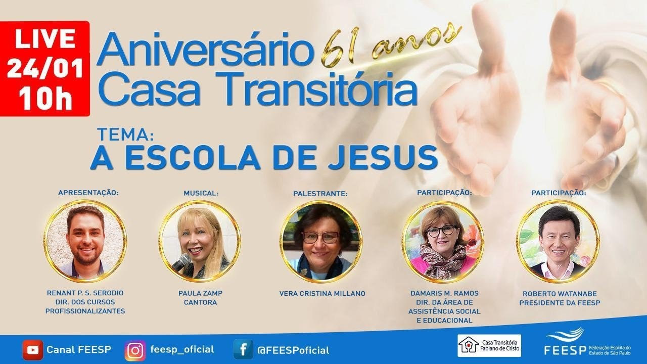 Casa Transitória Fabiano de Cristo da FEESP, completa 61 anos