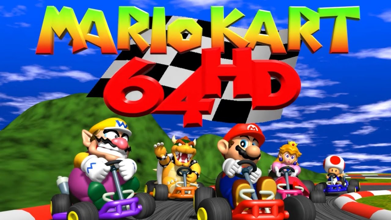 Mario Kart 64 (N64) PT/BR + novas texturas.