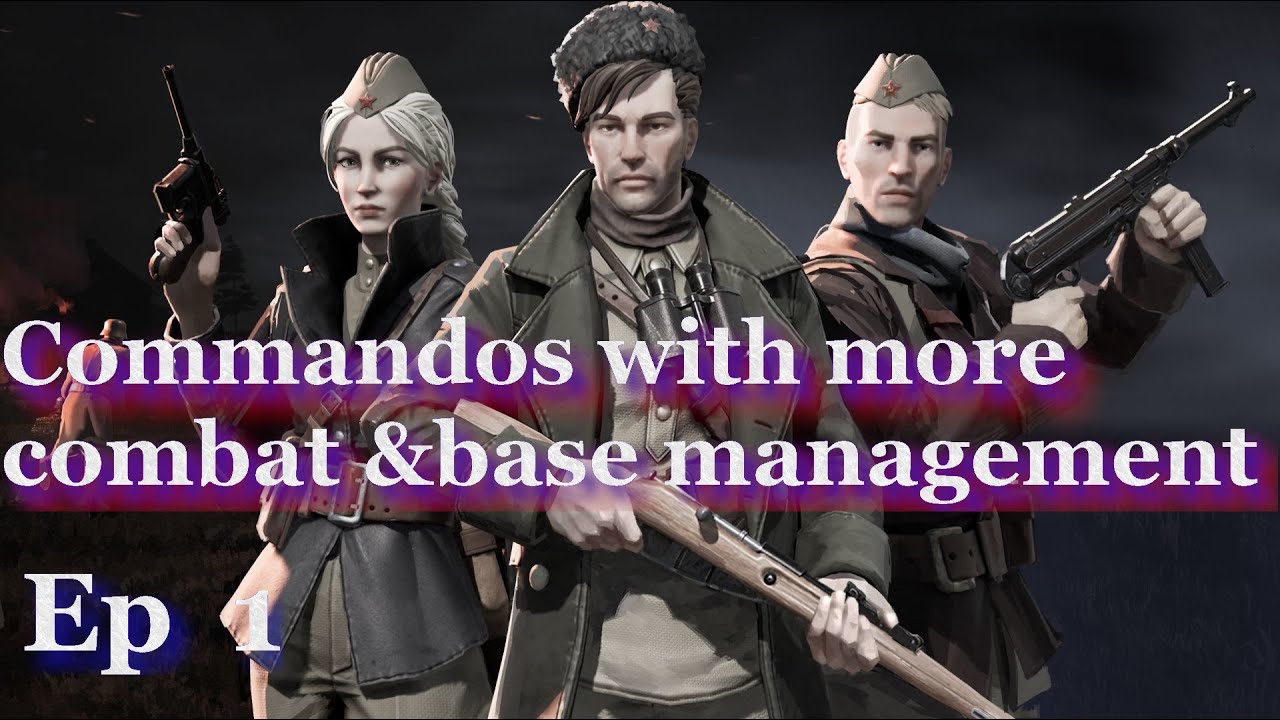 Partisans 1941 Full release gameplay - Hard Difficulty - Tactical RPG with camp management - Stealth