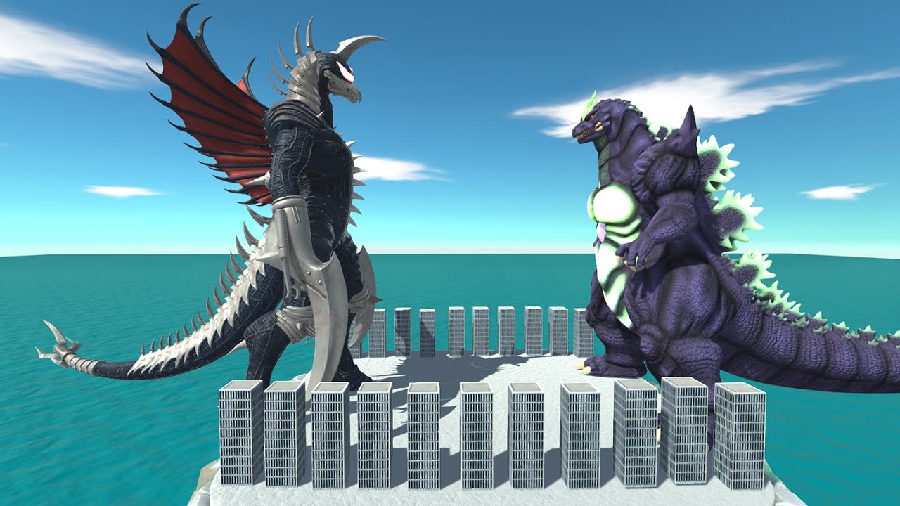Battle Kaiju Super Godzilla Team VS Gigan Team in ARBS