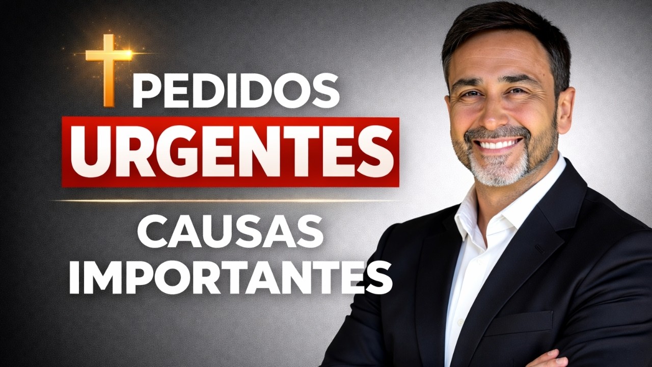 PEDIDOS URGENTES CAUSAS IMPORTANTES! - Oração da Manhã - Devocional e Bênção de Deus!