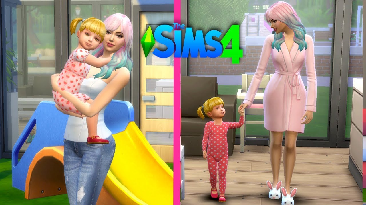 Утренняя рутина мамы и семьи в Sims 4 с малышкой Голди - Titi Plus