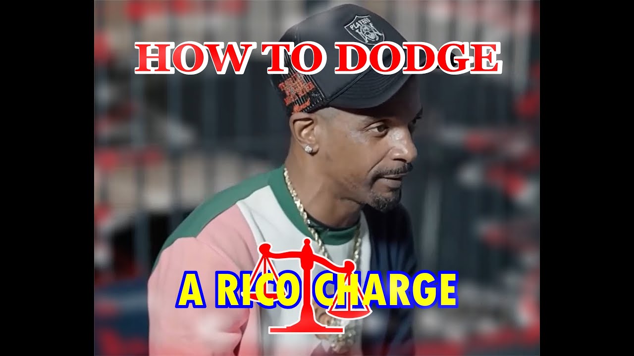 How to Avoid A RICO Charge. "STOP GIVING YOUR GROUP A NAME"  CHARLESTON WHITE GIVES ADVICE.