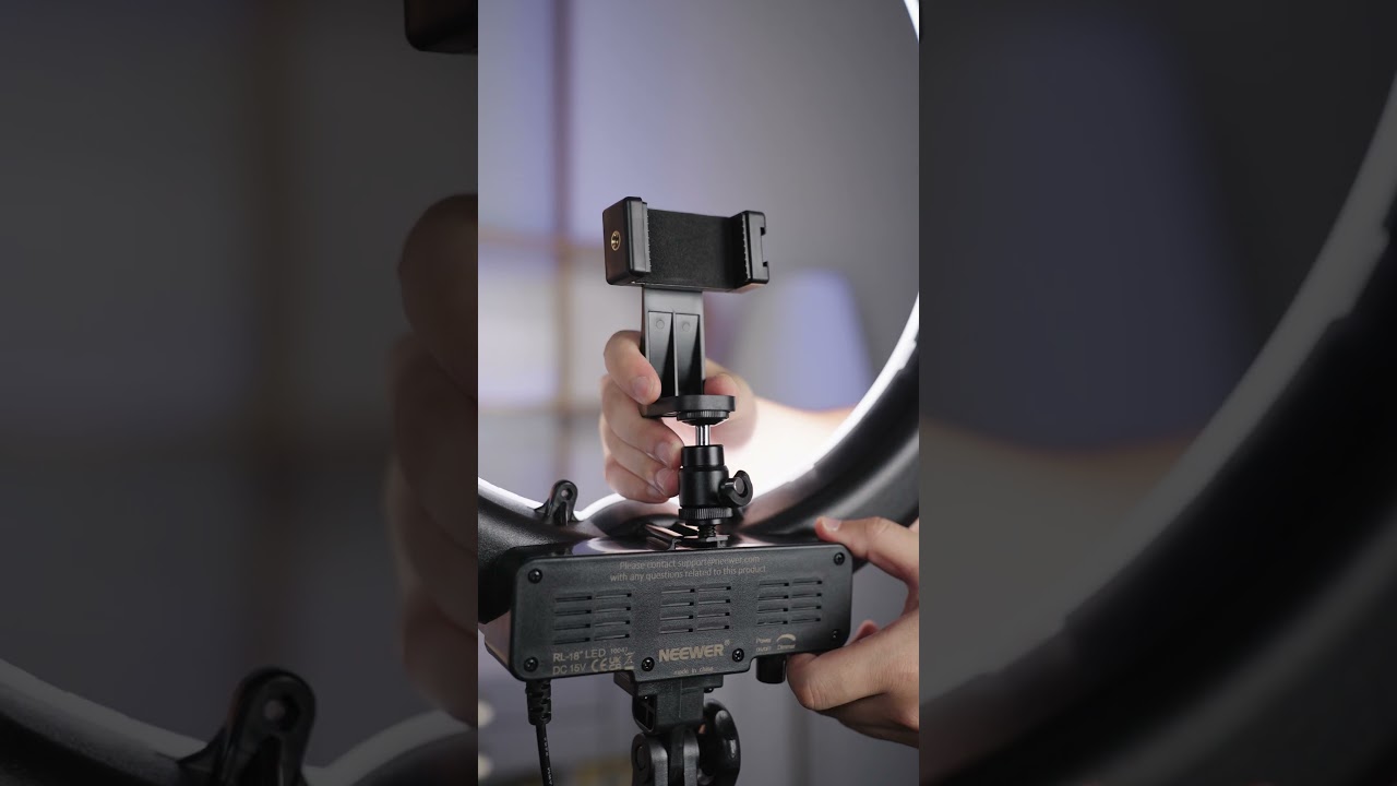 Want to level up your home studio? Check out the NEEWER RL-18 LED Ring Light Kit!