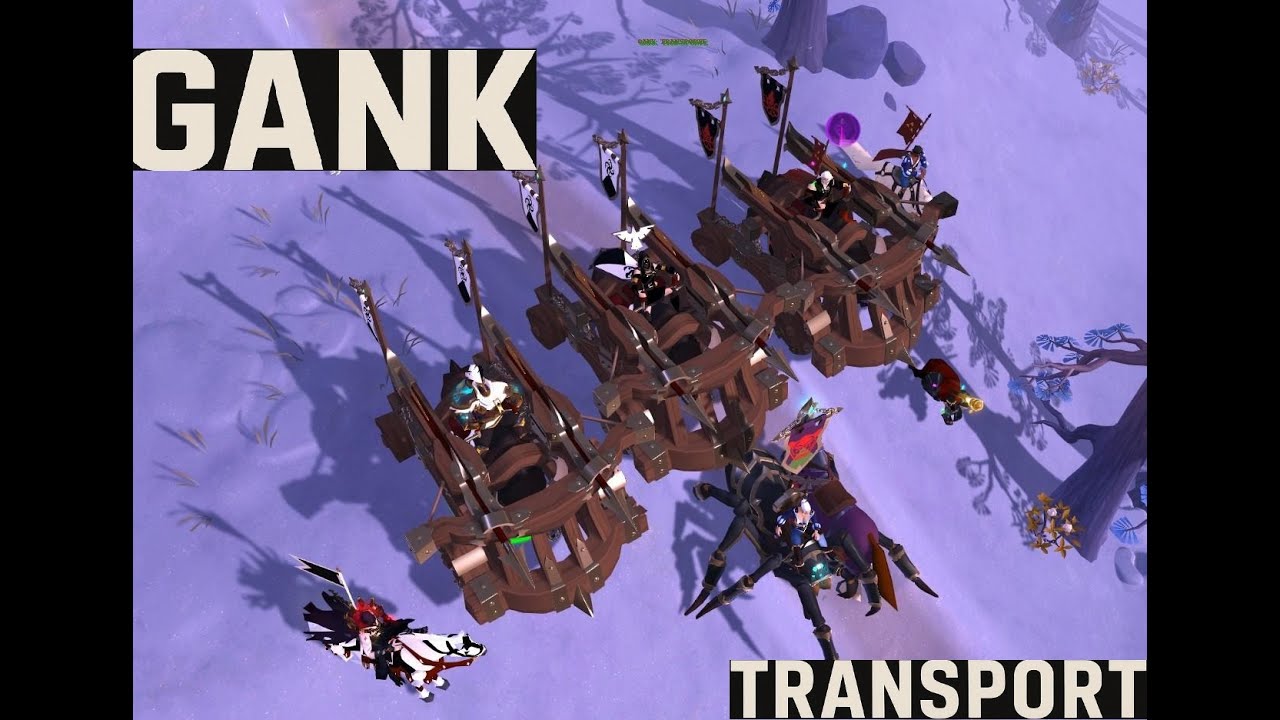 TRANSPORT GANK  ||  0SAFRA GANK  ||  Albion Online Ganking