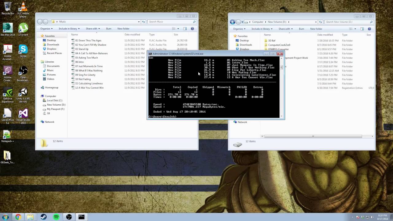 Robocopy for starter