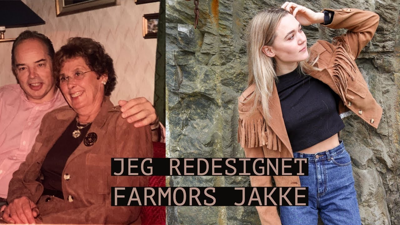 Jeg har redesignet farmors skinnjakke