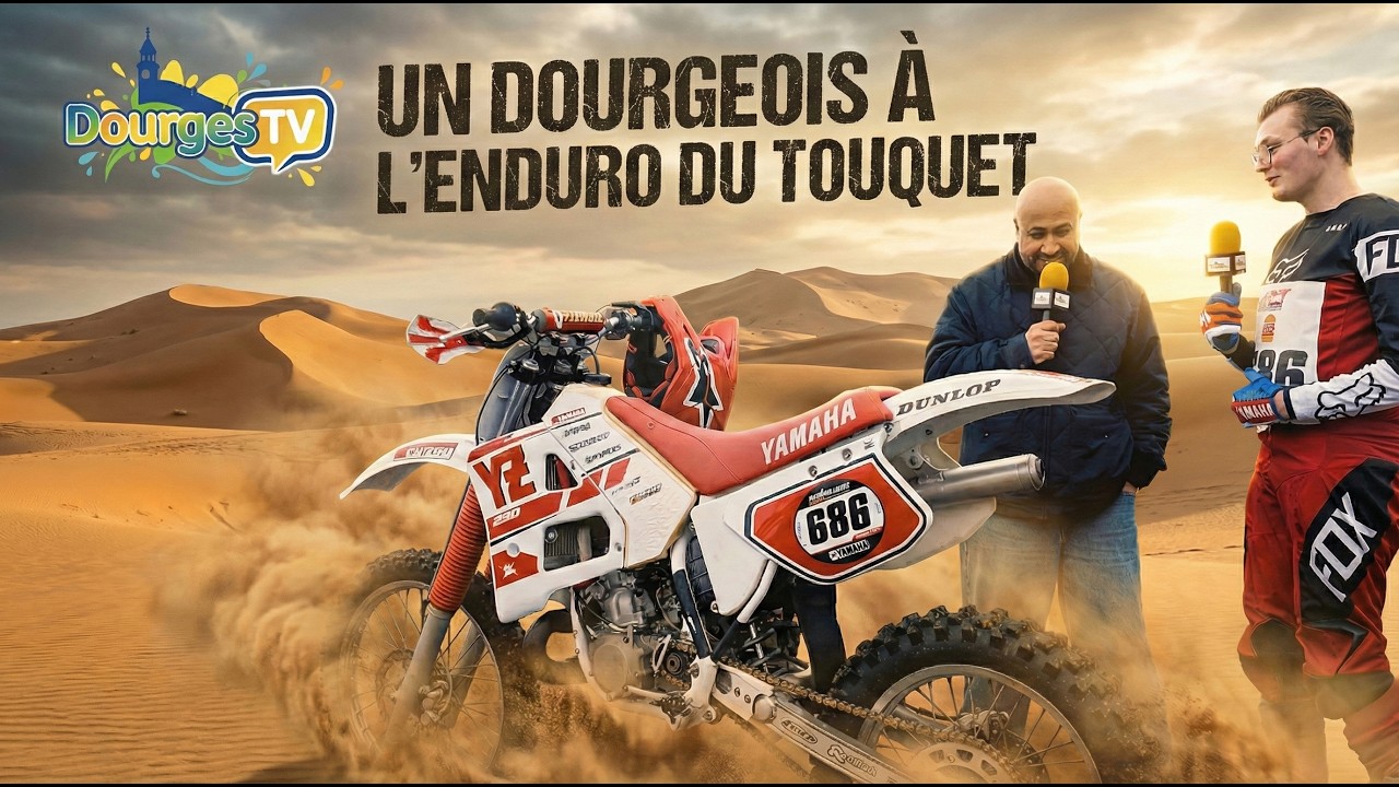 🤝 Dourges soutient ses talents : Antoine à l'ENDURO du TOUQUET !