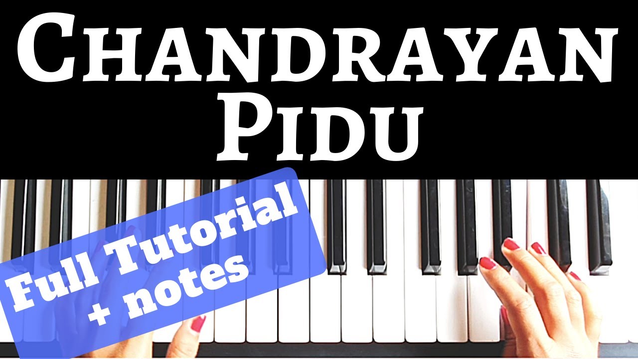Daddy - Chandrayan Pidu  | Both hands Piano Tutorial | Level 1 - 3 | NOTES | +Slow