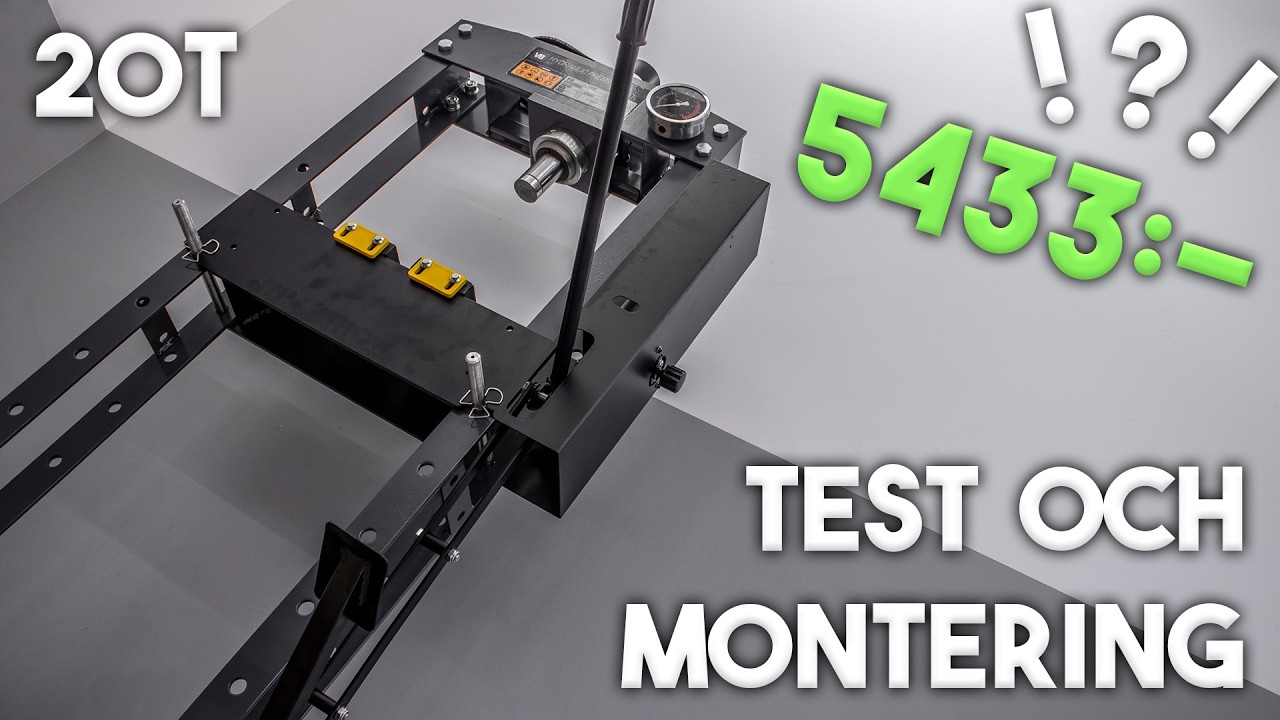 KÖPTE EN SVINBILLIG HYDRAULPRESS!