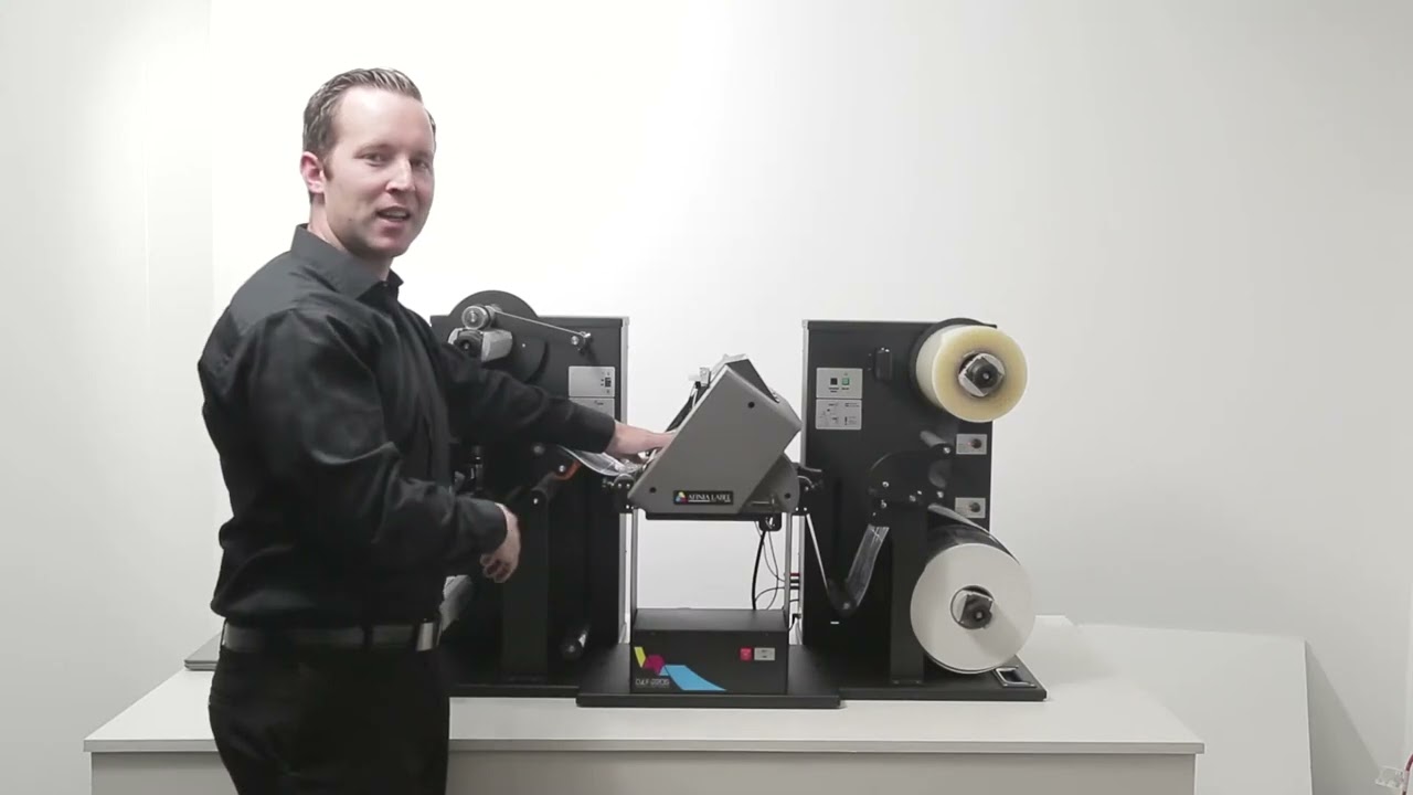 Basic operation of Afinia DLF 140s and DLF 220s Desktop Digital Label Cutter and Finishers