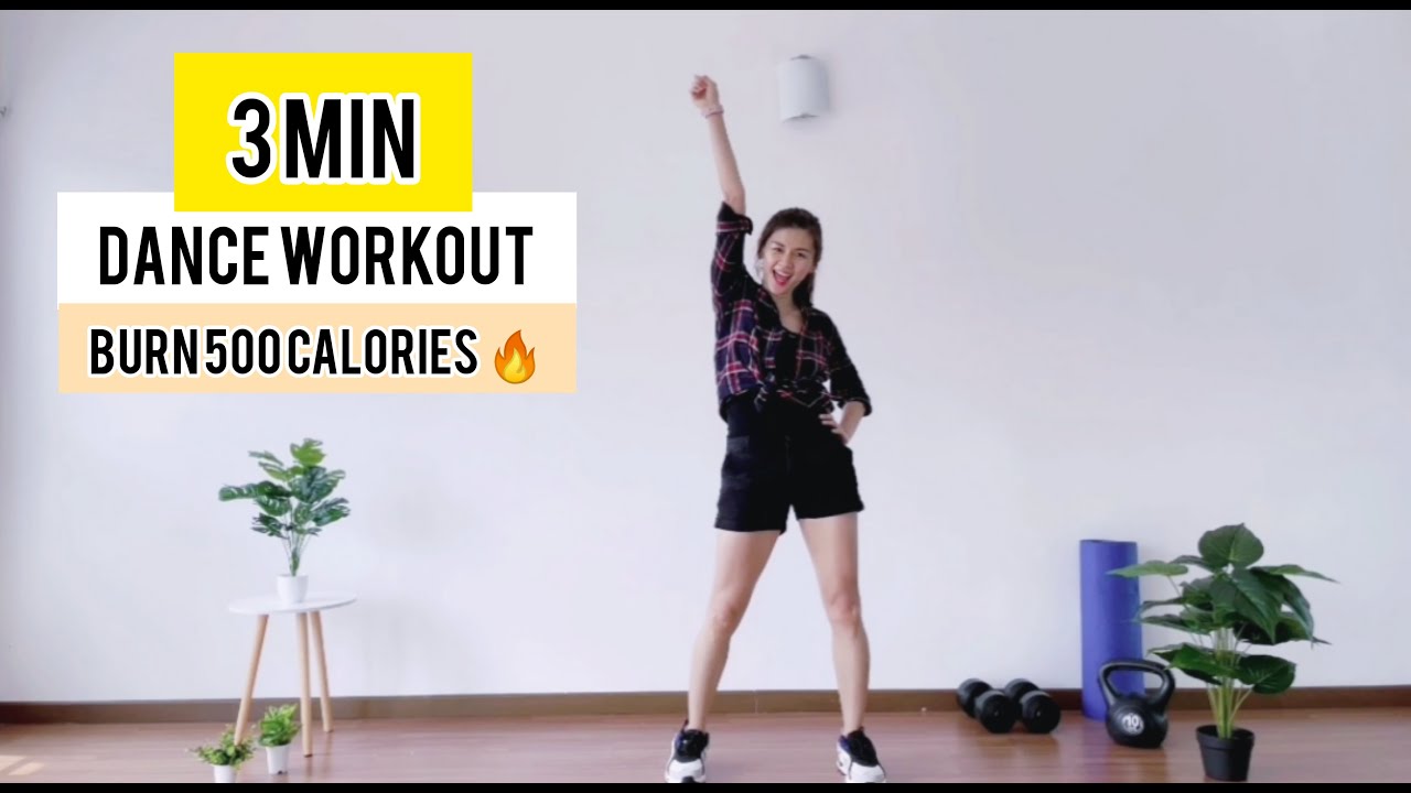 3 MIN I Intense Dance Workout l Burn up to 500 calories