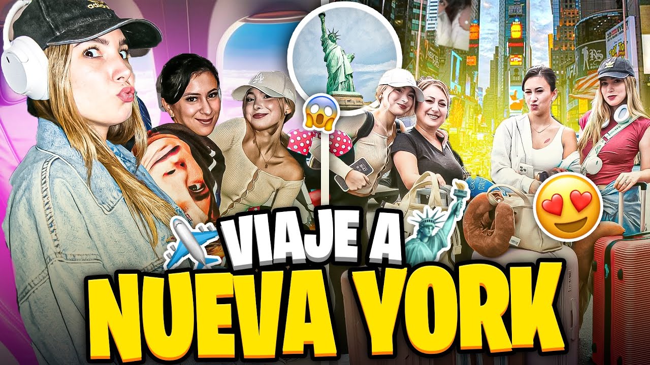 NOS VAMOS DE VIAJE A NUEVA YORK 🗽😍 | Hermanas JM