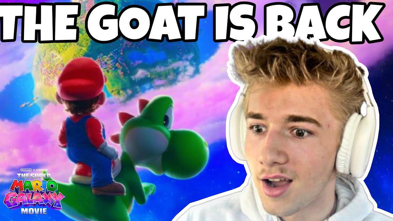 Child Me Is SCREAMING!!! (Super Mario Galaxy Movie FIRST LOOK REACTION)