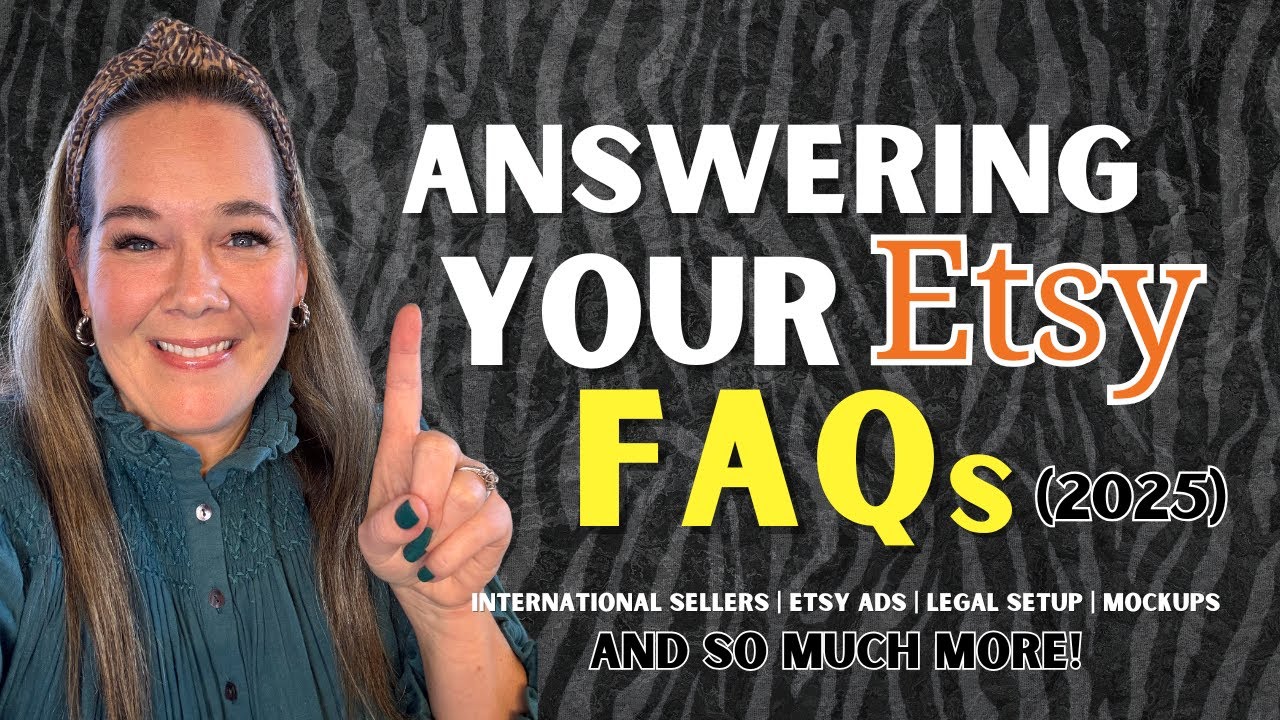 Ep 180 | Answering your Etsy FAQs
