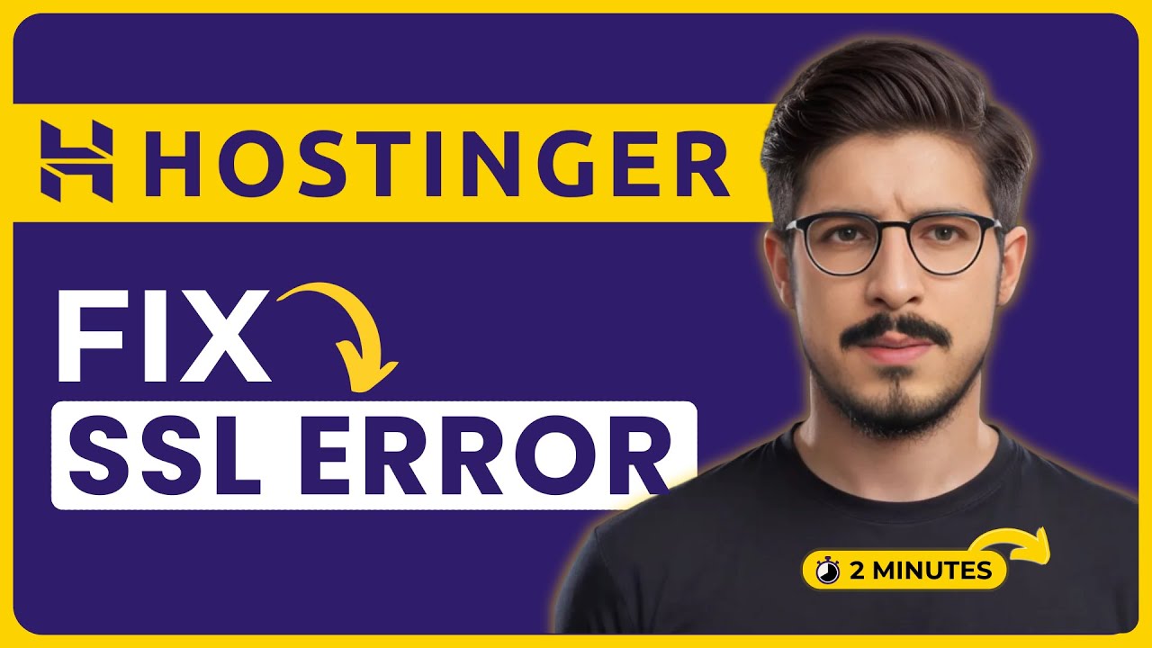 How To Fix Ssl Error In Hostinger 2025 | Hostinger Ssl Error