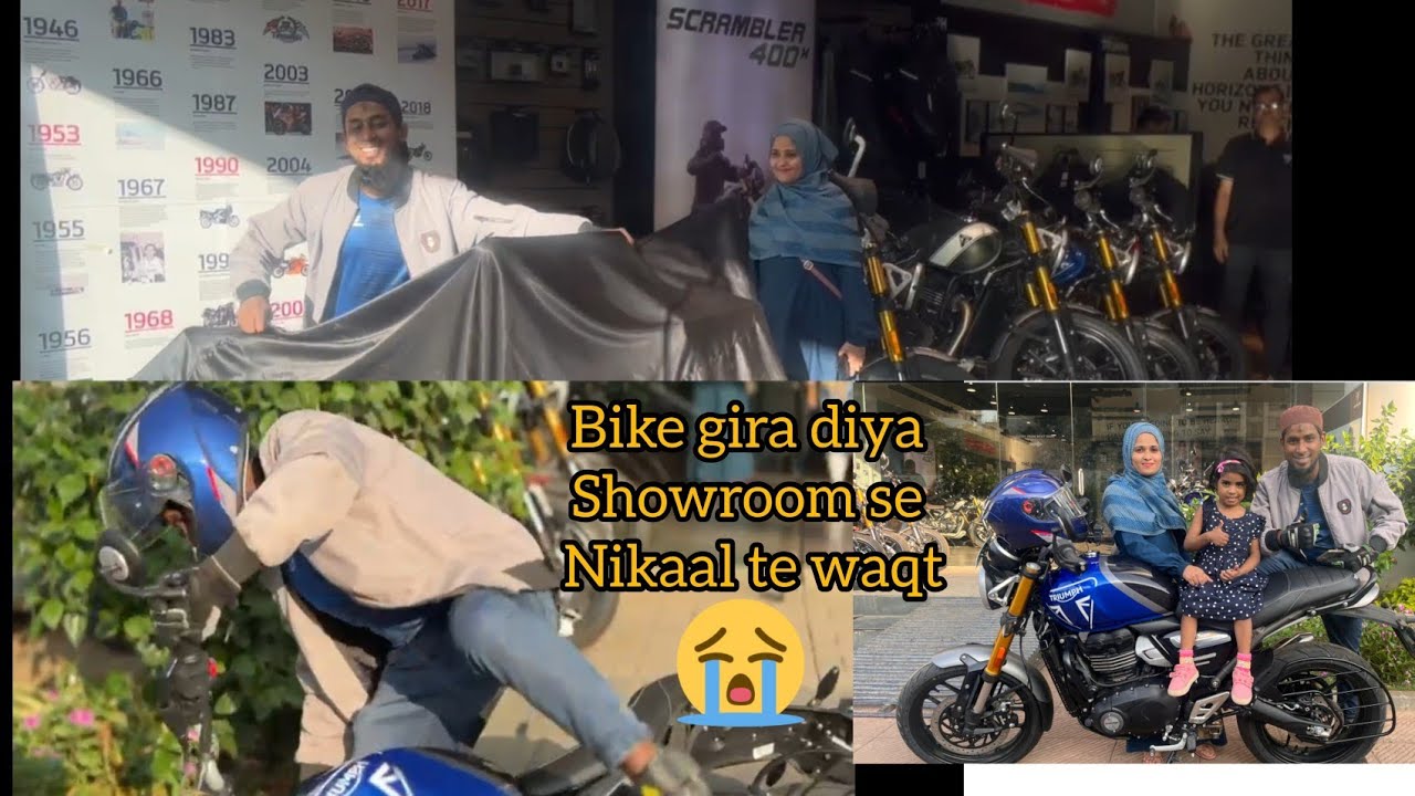 Taking Delivery of My New Bike Triumph Speed 400 | PPF lamination and Coating bhi karwa Diya.#shorts