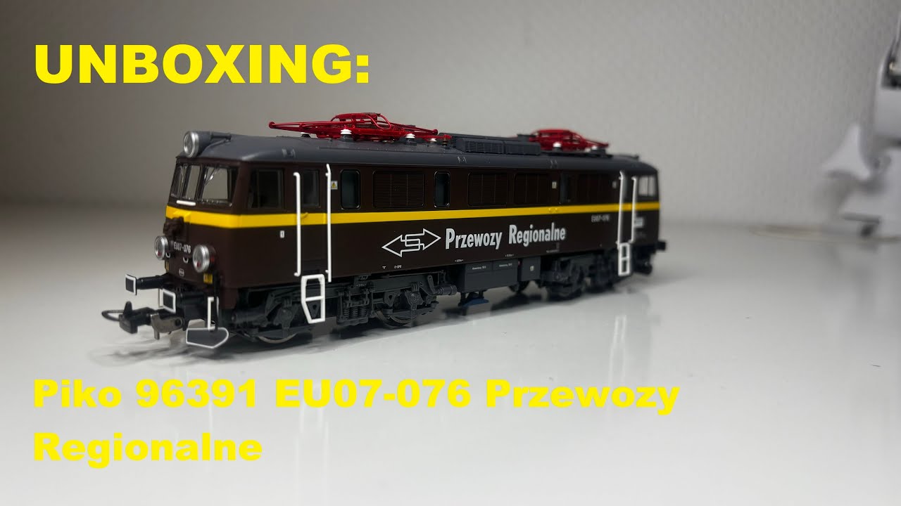 UNBOXING: Piko 96391 EU07-076 Przewozy Regionalne