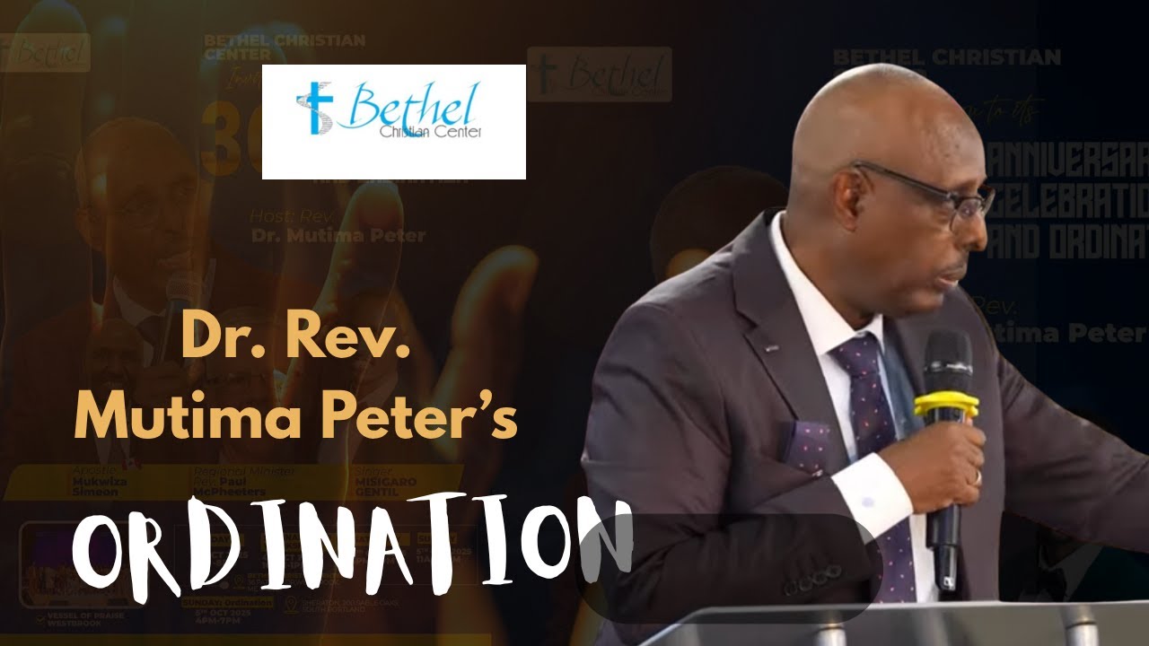 Bethel Christian Center: Dr Mutima's Ordination.