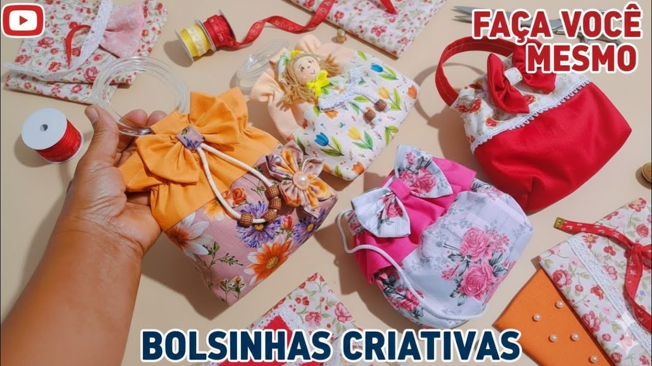 FIZ EM CONTIDADE: VENDI 20 BOLSINHA DE RETALHOS R&Aacute;PIDO + N&Atilde;O PARO DE FAZER 